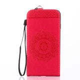 Embossed Flip Stand Case For Samsung Galaxy S8