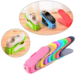 Multi Colored Stacking Shoe Organizer
